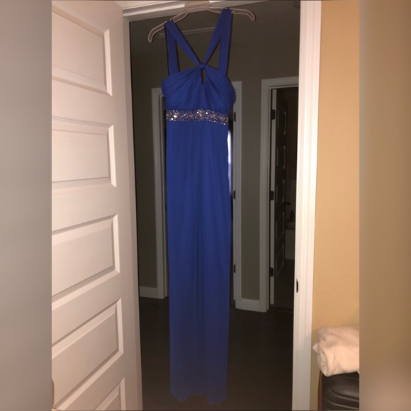 cobalt blue woman’s gown - Picture 1 of 2